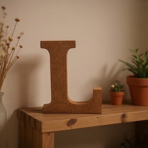 Ilan Lettera Decorativa L 15Cm Decorazione Murale in Legno - Product Image 3