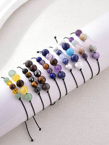 <b>Healing</b> <b>Crystal</b> <b>Bracelet</b> Natural Gemstone <b>Bracelet</b> OEM <b>Healing</b> Stones Trendy Girls Jewelry Gift - Product Image 4
