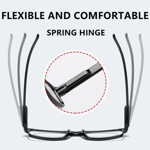 Bisagra de resorte pequeña rectangular + 2,00 ultraliviana, portátil, <span class=keywords><strong>2022</strong></span>, 2023, 0,25, lectura, periódico, mujer, gafas de lectura a granel - Product Image 4