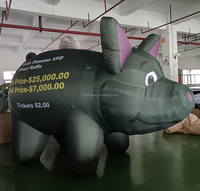 Tirelire géante gonflable personnalisée, grand ballon cochon pour la publicité