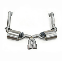 Sistem Knalpot Catback Langsung dari Pabrik untuk Porsche Cayman 987.1 3.4 2004-2011 OEM Valvetronic Peningkatan Performa Knalpot Muffler
