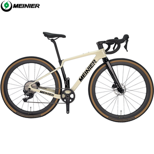 Bicicleta de carretera de fibra de carbono para todas las carreteras con freno de disco hidráulico, bicicleta de grava con pedal y horquilla ordinarios - Product Image 1