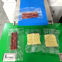 Machine d'emballage sous vide semi-automatique de type oreiller, directe usine, pour viande et aliments surgelés, emballage horizontal sous film