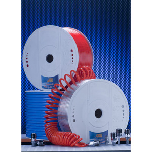 Tuyau d'air comprimé en PU 12x8 rouge pour usage industriel - Product Image 1