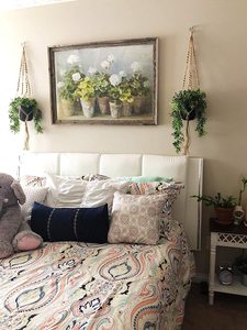 Dropshipping 4 Pcs Plant Hangers Indoor Outdoor Hanging Planter <b>Basket</b> Decorative <b>Flower</b> Pot Holder Home Garden - Product Image 4