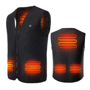 In Stock 4 Heating Zones Electric Thermal Women Men Usb <strong>Rechargeable</strong> <strong>Heated</strong> Vest <strong>Gilet</strong> - Product Image 2