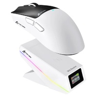 ATTACK SHARK X11 PRO V2 Kabellose Gaming-Maus mit integriertem 2,4G-Empfänger, Tri-Mode, PAW3315 30K DPI, TFT-Display und Ladestation