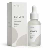 Sérum Quotidien Avancé Professionnel Premium Naturel Doux Efficace pour les Imperfections et les Pores, à la Niacinamide et au Zinc, Personnalisable OEM