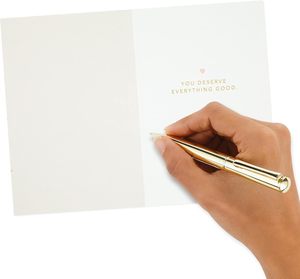 Tarjeta <span class=keywords><strong>de</strong></span> Felicitación <span class=keywords><strong>de</strong></span> Cumpleaños con Brillo Celestial, Estilo Escrito a Mano, Opción <span class=keywords><strong>de</strong></span> Regalo con Sentido - Product Image 5
