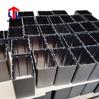 Boîtier noir en alliage d'aluminium personnalisé CNC boîtier de dissipateur de chaleur en aluminium boîtier en aluminium extrudé
