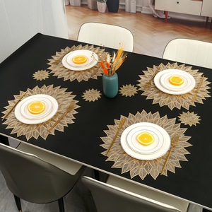 Modern PVC Placemat Decoration Western <strong>Table</strong> Mat Anti-hot Non-slip <strong>Table</strong> <strong>Coaster</strong> Combination Set Decoration Hotel Place Mat - Product Image 6