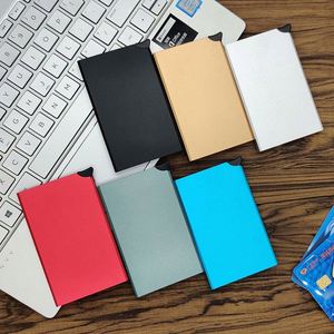 Custom Leather <b>Wallet</b> with Aluminum Case - <b>RFID</b> <b>Blocking</b> ID Card Holder & Multi-Card Organizer - Product Image 3