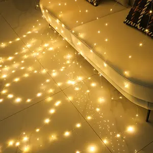 Garten Hochzeit 3D Weihnachten dekorative Feuerwerk im Freien hängenden Zweig Baum Blüte LED Starburst Licht