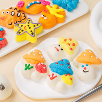 Groothandel Hot-Selling Halal gecertificeerde kinder-dag dierenvormige gecoate katoenen snoeplollies 12g fruit smaak meerkleurige snoepjes