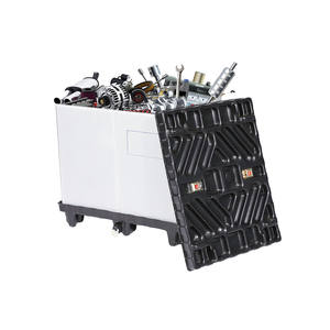 Boîte-palette en plastique Jumbo de <span class=keywords><strong>2000</strong></span> litres avec réservoir de stockage de liquide en vrac à orifice de remplissage supérieur pour détergents industriels et solutions chimiques - Product Image 1