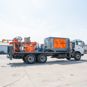 Plateforme de forage montée sur véhicule avec une profondeur de forage allant de 200 m à 400 m, prenant en charge les procédés de forage pneumatique, moteur haute performance - Product Image 6