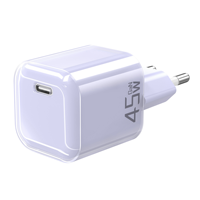 Chargeur GaN multicolore en forme de petits glaçons, PD45W QC3.0 PD3.0, mini adaptateur secteur USB Type-C à charge rapide pour téléphone portable
