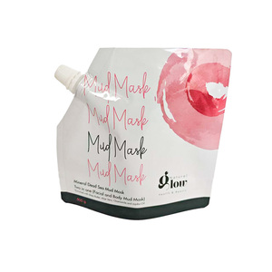 Pochette souple à bec verseur 500g en VMPET imprimée par gravure, anti-fuite et sécurisée pour crème de bain, crème pour le visage, lotion, liquide cosmétique (Logo personnalisé) - Product Image 1