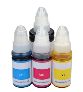 Water Based Pigment <b>Ink</b> <b>Refill</b> Kit for CAN GI13 GI23 GI33 GI43 GI53 GI63 GI73 Cyan Magenta Yellow Black - Product Image 1