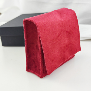 Custom Logo Made Velvet Gift Jewelry Packaging Bags for <b>Watch</b>, Glasses and Jewelry Suede Envelope Pouch for <b>Ring</b> Box - Product Image 4