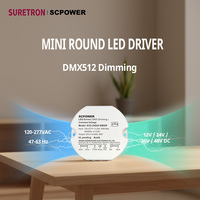 Alimentation électrique pour LED ronde série DMX512 à tension constante 10W 15W 20W 25W 30W 40W 12v 24v 36v 48v pour bande lumineuse LED