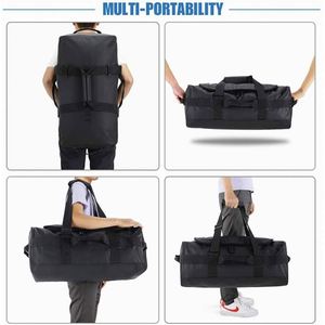 Sac de sport en bâche PVC 40L 70L 90L, sac de voyage, sac de randonnée, sac de sport avec bretelles de sac à dos, sac de sport imperméable avec logo - Product Image 3