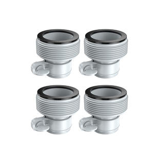 Adaptateur de filtre de piscine gris personnalisé - Paire de raccords à serrage pour grands systèmes de filtration - Raccord de <span class=keywords><strong>tuyau</strong></span> en PVC - Product Image 3