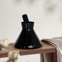 Bouteilles de diffuseur coniques en verre sans plomb personnalisées en usine, 50-300 ml, avec logo couleur personnalisé, vides, pour aromathérapie