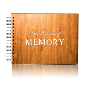 Ensemble de livre d'or pour funérailles, cadre pour livre de souvenirs, <span class=keywords><strong>alternative</strong></span> à la célébration de la vie, carnet de visiteurs pour service commémoratif funéraire - Product Image 5