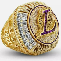 Bague de championnat des Lakers 2020 pour hommes, souvenir sportif pour les fans de basketball