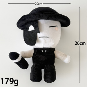 Artful Death <b>Plush</b> Toy 25cm Seated Masked Man <b>Anime</b> Style Stuffed Doll For Youth Collectible Gift - Product Image 4