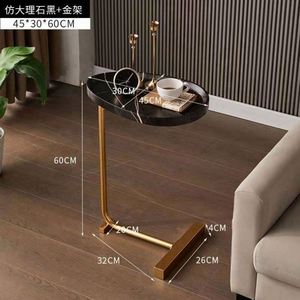 Simple Modern Ultra-narrow Angle Side <b>Table</b> <b>Small</b> Apartment <b>Small</b> Coffee <b>Table</b> End <b>Table</b> - Product Image 4