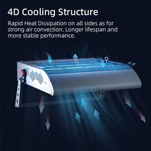 420W/630W/840W/1060W/1260W/1600W màu xanh IP66 dẫn ánh sáng sân vận động cực cao thể thao sân tennis Đèn pha với thân đèn bằng nhôm - Product Image 3