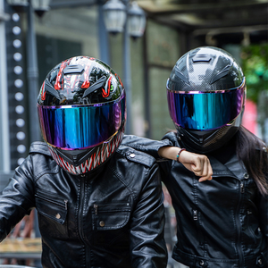 Casque de <span class=keywords><strong>moto</strong></span> homologué DOT, à visière unique, imperméable, en ABS, accessoires de sécurité pour motos, vente en gros - Product Image 4
