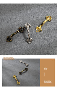 Modern Small Zinc Alloy <b>Drawer</b> Handle for Jewelry Box Gift Box Packaging Accessories Kitchen Use - Product Image 4