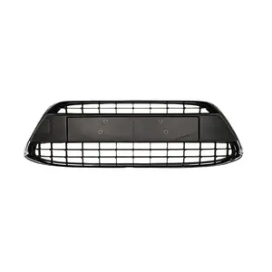 Auto Air Intake Ventilation Parts Chrome Stripe Front Bumper Grille For Ford Fiesta 2009 8A61-17B968-DC