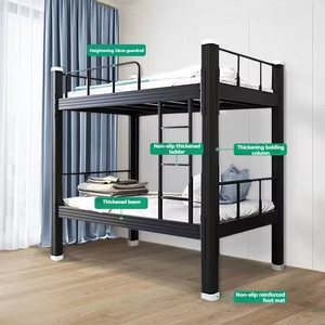 Letto <span class=keywords><strong>a</strong></span> Castello in Acciaio di Alta Qualità per Studenti e Adulti, Camera Doppia, Dormitorio, Appartamento - Product Image 2