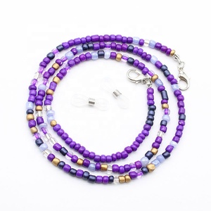 Nouvelle chaîne de <span class=keywords><strong>lunettes</strong></span> de soleil <span class=keywords><strong>pour</strong></span> femmes perles de riz <span class=keywords><strong>cordon</strong></span> de <span class=keywords><strong>lunettes</strong></span> lanière de masque facial et chaîne de masquage <span class=keywords><strong>pour</strong></span> <span class=keywords><strong>lunettes</strong></span> - Product Image 2