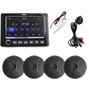 مكبرات صوت نحيلة مقاومة للماء 6 بوصة ومقاس منخفض المظهر * 4 + 7 بوصة شاشة تعمل باللمس TFT مشغل راديو + ، طقم هوائي - Product Image 1