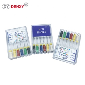 Denxy Limes endodontiques dentaires Utilisation manuelle Fichiers K <span class=keywords><strong>Niti</strong></span> Carré H Fichiers manuels Taille 10 6 pièces/par boîte Utilisation manuelle - Product Image 5