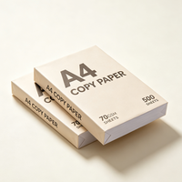 Papel de Copia A4, 500 Hojas, Papel Blanco Liso Multiusos para Impresora, Oficina, Escuela, Manualidades, Origami, Bricolaje