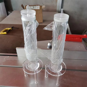 Brida acrílica Presupuesto Sello PMMA Roscas estándar Compra a granel Bridas acrílicas CNC OEM Tubos de plástico de precisión a medida - Product Image 6