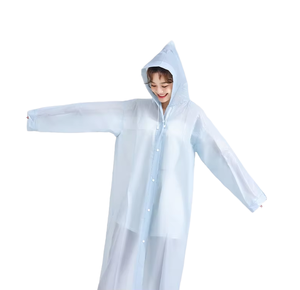 Chubasquero desechable de una pieza de cuerpo completo alargado, impermeable grueso, para exteriores, senderismo y motocicleta, con tela EVA - Product Image 2