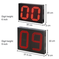 Compteur de tours numérique étanche avec grand écran LED pour la natation, la course à pied et le cyclisme
