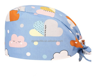 Théâtre d'opération merveille soie femme renard papier casquettes chirurgicales pour cheveux longs chapeaux en tissu - Product Image 6