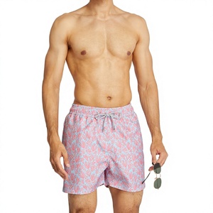 Premium Men's <b>Hawaiian</b> Print <b>Shorts</b> Lightweight Casual Summer Bottoms Elastic Waist Tropical Pattern Vacation Wear Private Label - Product Image 6