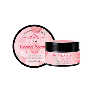 LYW Private Label Natural Self-Tanning Gel <strong>Sunbed</strong> Lotion Intensifying Tanning Accelerator <strong>Cream</strong> Peach Organic Tanning <strong>Cream</strong> - Product Image 1