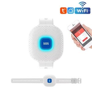 Tuya WiFi <b>Bracelet</b> Waterproof Safety SOS Older Adults Fall Alarm <b>Smart</b> Panic Call Button Emergency Alert Watch for Elderly Home - Product Image 1