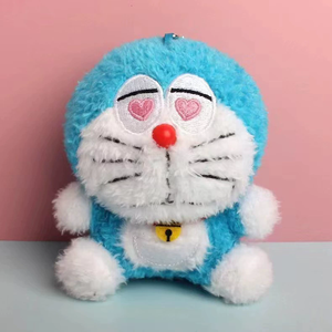 Autêntico <span class=keywords><strong>Doraemon</strong></span> Doll Doramei Plush Pendurado Máquina Cat Keychain Doll Bag Pendurado Acessórios - Product Image 3