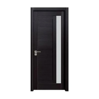 Porte de chambre à coucher de haute qualité, moderne, en MDF polymère, imperméable et insonorisée